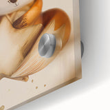 Fox with Star - Kids Room Wall Art Canvas and Framed Options