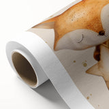 Fox with Star - Kids Room Wall Art Canvas and Framed Options