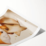 Fox with Star - Kids Room Wall Art Canvas and Framed Options