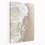 Large abstract canvas art in cool blue and green tones, ideal for kitchen wall art.