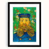 Extra large abstract art print with vibrant, colorful textured patterns on a black framed canvas.