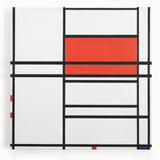 Modern Wall Art – Piet Mondrian’s Composition No. 4 in Red and Blue