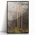 Modern Spruce Forest Wall Art - Abstract Contemporary Art Prints