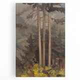 Modern Spruce Forest Wall Art - Abstract Contemporary Art Prints