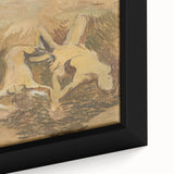 Dynamic Horse Scene Wall Art - Abstract Modern Art Prints