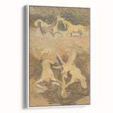 Dynamic Horse Scene Wall Art - Abstract Modern Art Prints