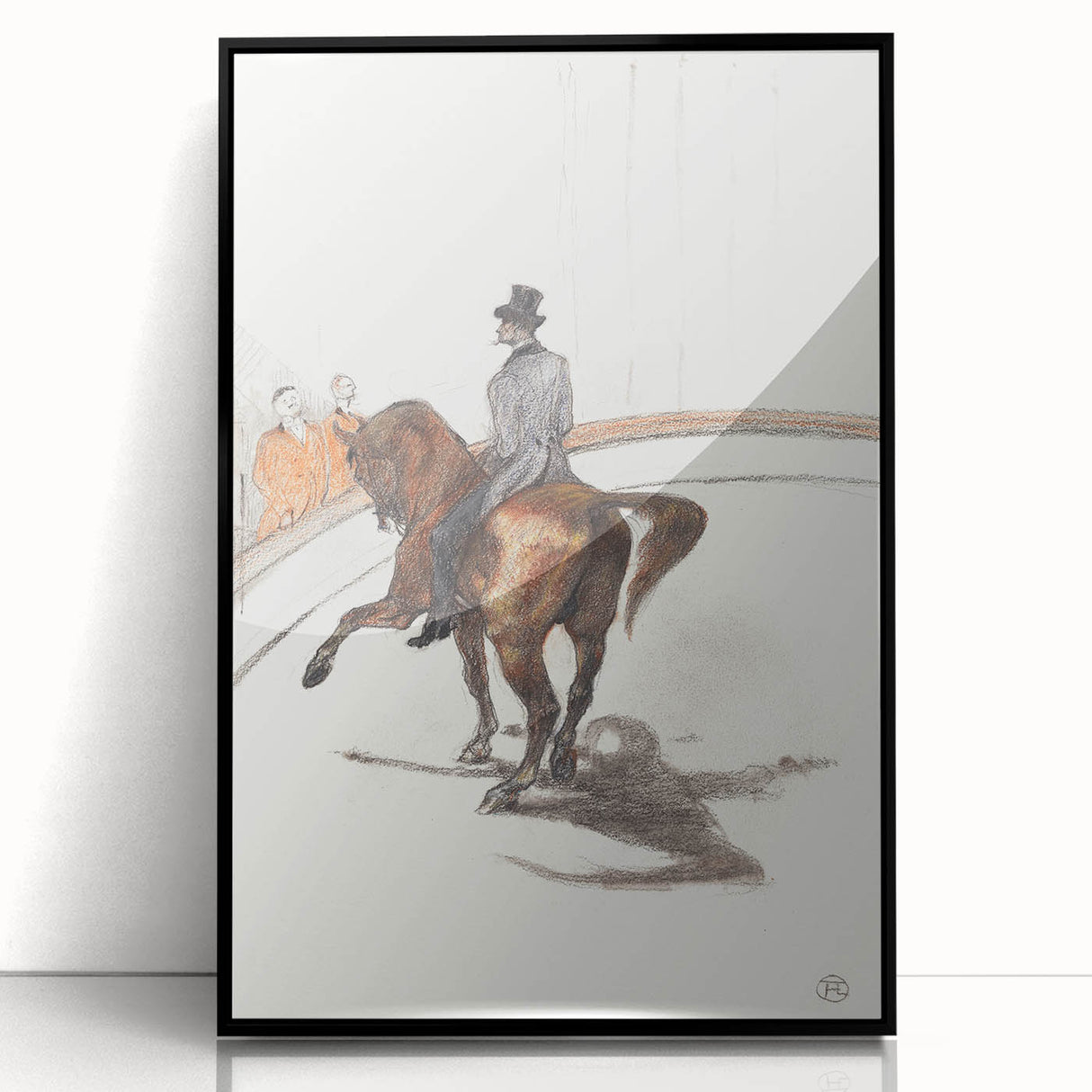 Modern Circus Horse Wall Art - Abstract Contemporary Art Prints