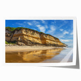 Stunning landscape print showcasing vibrant cliffs and dramatic skies, rolled and securely packaged in a durable tube for easy transport and display. Perfect for nature lovers and art enthusiasts looking to enhance their space.