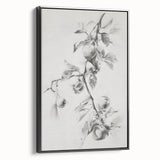 Elegant Black and White Living Room Wall Art – Modern Canvas Print