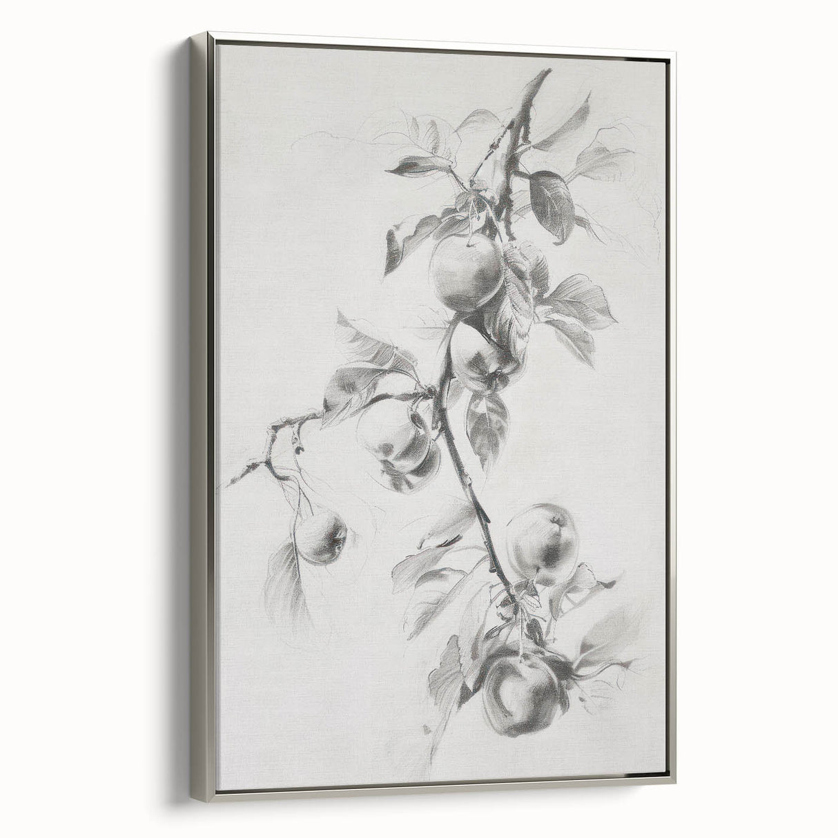 Elegant Black and White Living Room Wall Art – Modern Canvas Print