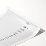 Minimalist Office Wall Art – Modern Black and White Winter Scene