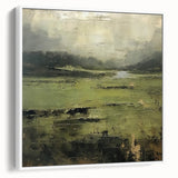 Framed abstract landscapes wall art featuring soft beige and white tones, showcasing a modern design that enhances interior decor. Perfect for contemporary spaces.