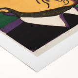 Expressionist Art - Vibrant Dual Portrait with Bold Colors