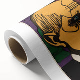 Expressionist Art - Vibrant Dual Portrait with Bold Colors