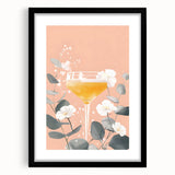 Extra large abstract art print featuring vibrant, colorful textures on a black framed canvas, suitable for living room decor.