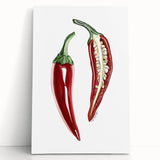 Black and white photo of assorted fruits on a large stretched canvas, ideal for kitchen wall art.