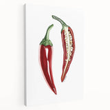 Large canvas print featuring an array of colorful fruits, ideal for kitchen wall art.