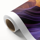 Landscape canvas print showcasing a stunning canyon view with vibrant colors and intricate details, rolled for easy transport and display in your home decor.