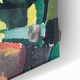 Modern Wall Art - Vibrant Abstract Park Scene - Contemporary Art Print