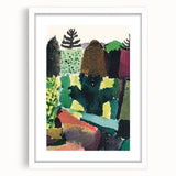 Modern Wall Art - Vibrant Abstract Park Scene - Contemporary Art Print