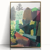 Modern Wall Art - Vibrant Abstract Park Scene - Contemporary Art Print