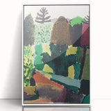 Modern Wall Art - Vibrant Abstract Park Scene - Contemporary Art Print