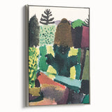 Modern Wall Art - Vibrant Abstract Park Scene - Contemporary Art Print