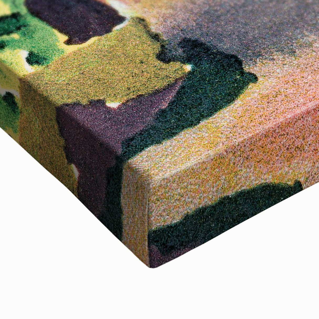 Modern Wall Art - Vibrant Abstract Park Scene - Contemporary Art Print