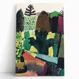 Modern Wall Art - Vibrant Abstract Park Scene - Contemporary Art Print