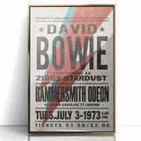 David Bowie Ziggy Stardust Retro Poster - Vintage Concert Art