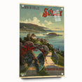 Vintage Switzerland Travel Poster - Jura Region Scenic Art Print