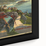 Vintage Switzerland Travel Poster - Jura Region Scenic Art Print