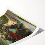 Vintage Switzerland Travel Poster - Jura Region Scenic Art Print