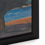 Realism Art Print of Coastal Palm and Sea View - Classical Realism Canvas