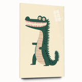 Playful Crocodile Boys Room Wall Art – Fun Kids Wall Art Prints
