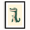 Playful Crocodile Boys Room Wall Art – Fun Kids Wall Art Prints
