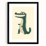 Playful Crocodile Boys Room Wall Art – Fun Kids Wall Art Prints