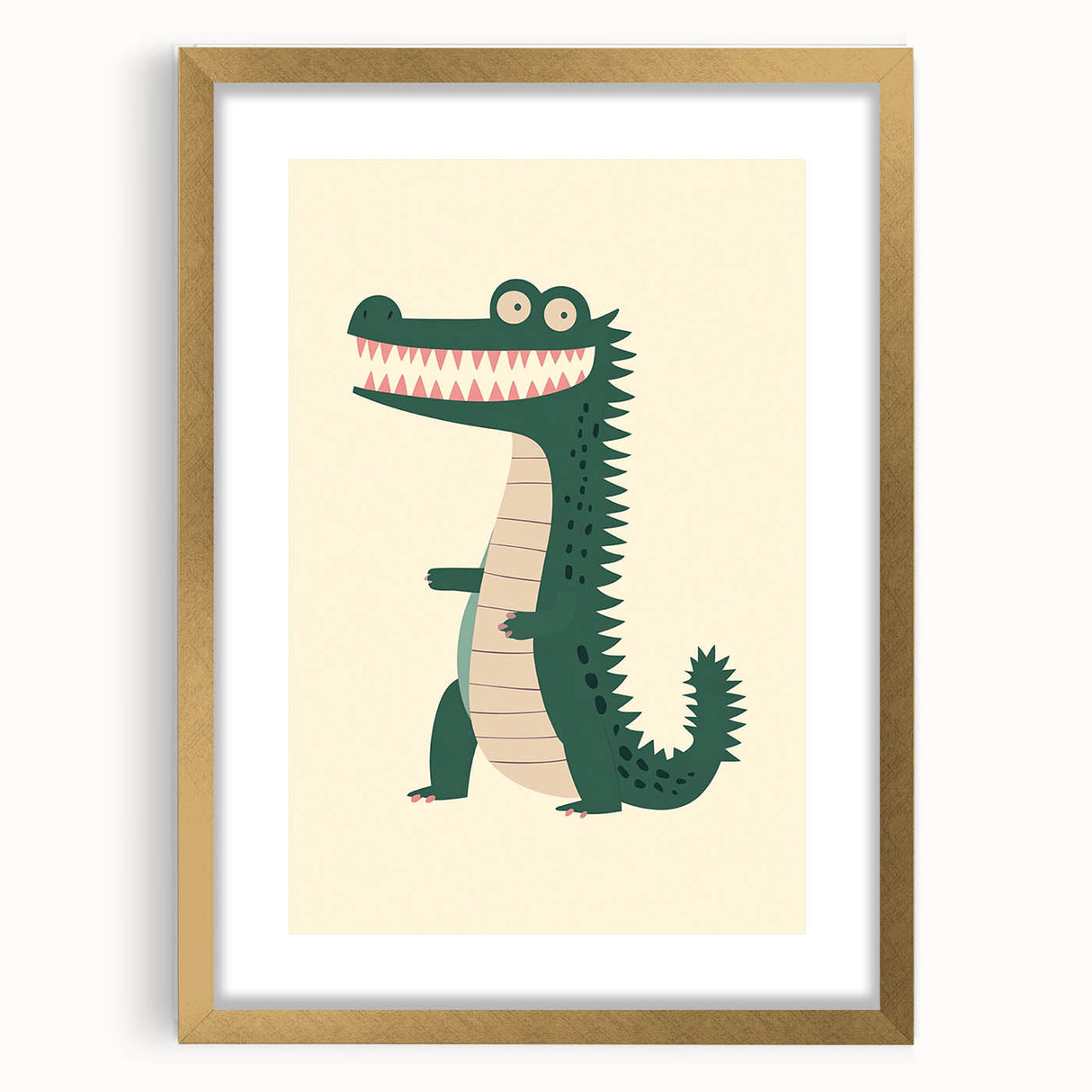 Playful Crocodile Boys Room Wall Art – Fun Kids Wall Art Prints