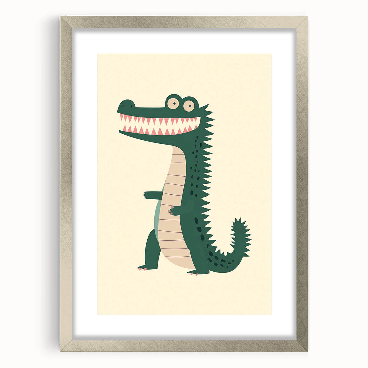 Playful Crocodile Boys Room Wall Art – Fun Kids Wall Art Prints
