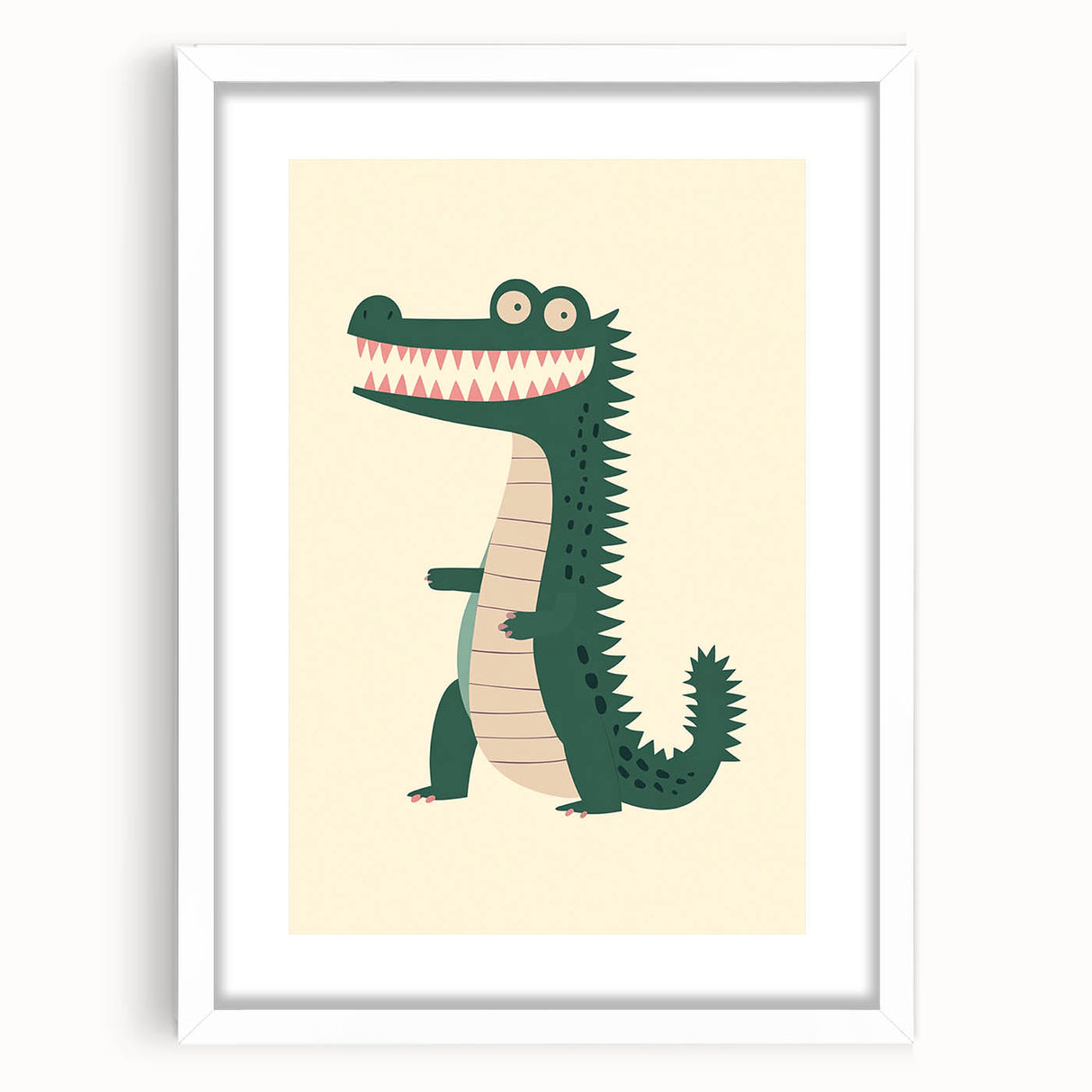 Playful Crocodile Boys Room Wall Art – Fun Kids Wall Art Prints