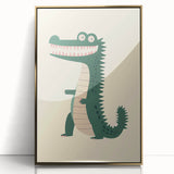 Playful Crocodile Boys Room Wall Art – Fun Kids Wall Art Prints
