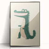 Playful Crocodile Boys Room Wall Art – Fun Kids Wall Art Prints