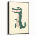 Playful Crocodile Boys Room Wall Art – Fun Kids Wall Art Prints