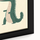Playful Crocodile Boys Room Wall Art – Fun Kids Wall Art Prints