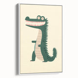 Playful Crocodile Boys Room Wall Art – Fun Kids Wall Art Prints