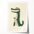 Playful Crocodile Boys Room Wall Art – Fun Kids Wall Art Prints