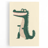 Playful Crocodile Boys Room Wall Art – Fun Kids Wall Art Prints