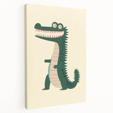 Playful Crocodile Boys Room Wall Art – Fun Kids Wall Art Prints