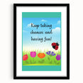 Educational Nursery Wall Decor - Motivational Nature Print
