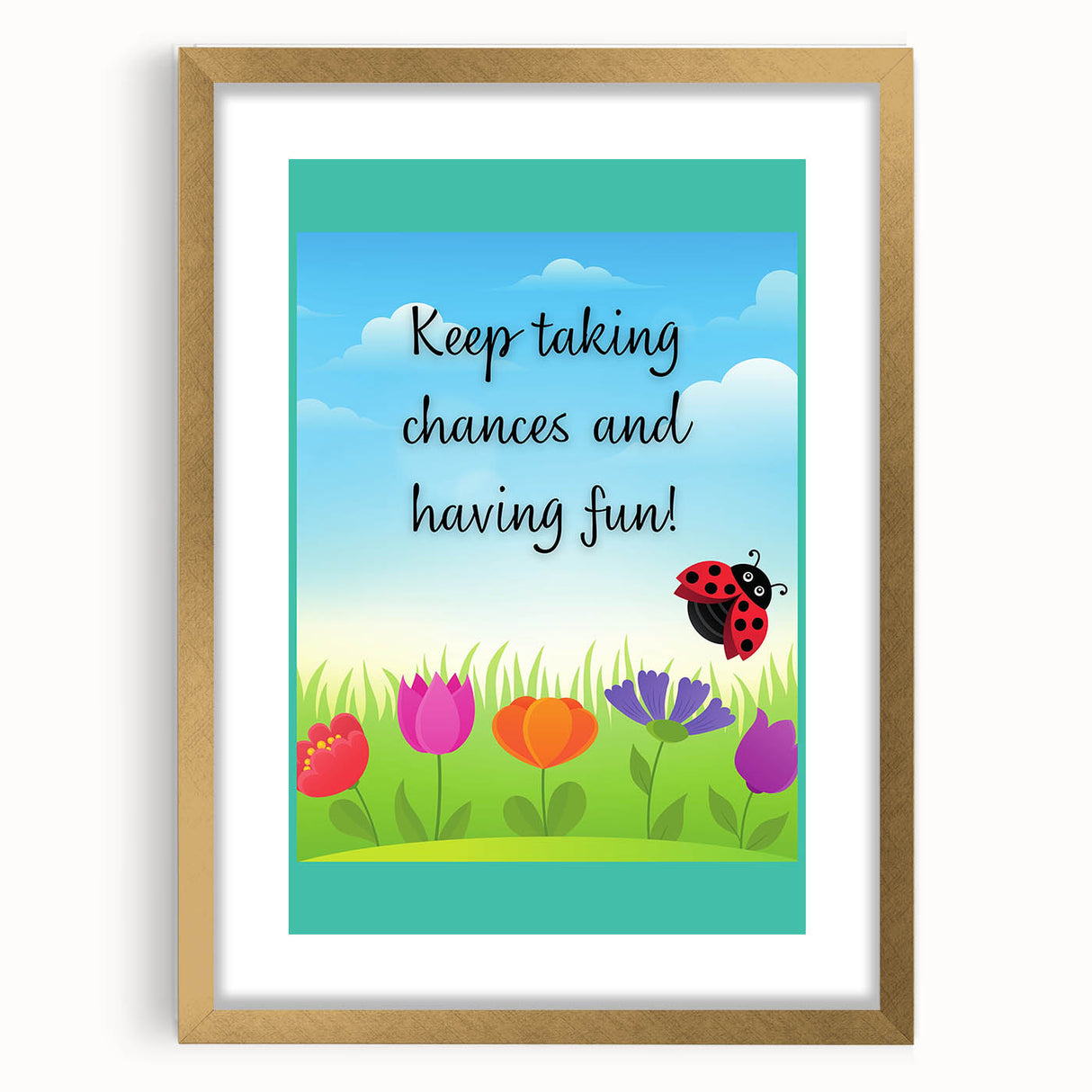 Educational Nursery Wall Decor - Motivational Nature Print
